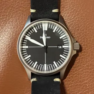 Damasko DS30 - 39mm / Black Dial / Vintage Black Leather Strap / Comes with Original Boxes & Papers. $899 Shipped Cont. U.S.