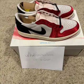 Jordan 1 low Trophy Room Rookie Card Away size 10.5: $340 shipped and invoiced