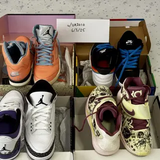 NIKE AJ3, AJ5, SB Dunk and KD14. Sz 9M. Used. [$75 - $210]