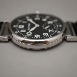 Glycine F104 REF 3814 Unitas 6498 52mm Pilots Cockpit Handwound Mechanical Watch - $550