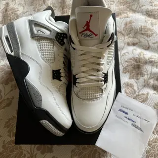 DS Jordan 4 White Cement 2025 Size 12.5 - $290 shipped