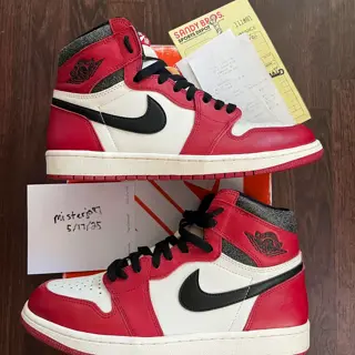Jordan 1 Lost & Found size 9.5 clean w/ receipt - $260 shipped
