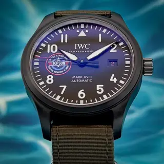 IWC Pilot's Mark XVIII "Top Gun" Ref# IW324712 - Complete Set box and papers