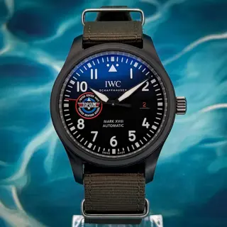 IWC Pilot's Mark XVIII "Top Gun" Ref# IW324712 - Complete Set box and papers