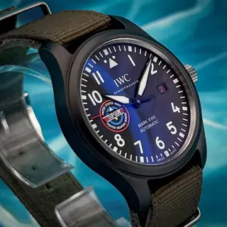 IWC Pilot's Mark XVIII "Top Gun" Ref# IW324712 - Complete Set box and papers