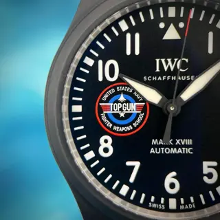 IWC Pilot's Mark XVIII "Top Gun" Ref# IW324712 - Complete Set box and papers