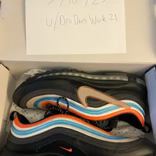 Nike AM 97 Neon Seoul Size 13, Worn 4x, $110 OBO