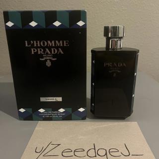 Prada, Azzaro, Givenchy, Valentino, Hermes, Armani, Polo, Lattafa (bottle)