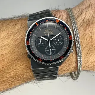 VINTAGE SEIKO GIUGIARO ALIEN BISHOP CHRONOGRAPH 7A28-6000 40mm , $299 SHIPPED !!! 🔥