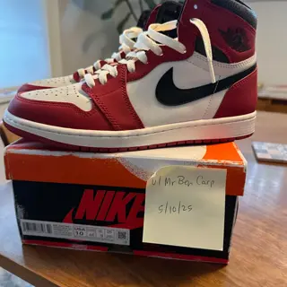 size 10, AJ1 Lost and Found, $300