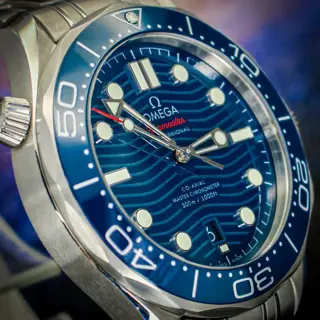Omega Seamaster Diver 300M – Blue Dial – 2020 – Full Set – Excellent Condition - $4,100