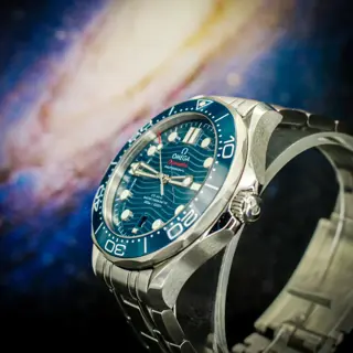 Omega Seamaster Diver 300M – Blue Dial – 2020 – Full Set – Excellent Condition - $4,100