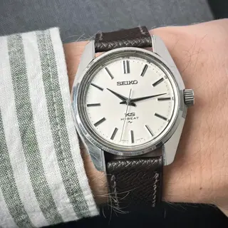 King Seiko KS Hi-Beat 45-7001 gold medallion - SERVICED - € 630 shipped