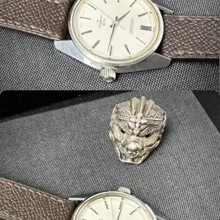 King Seiko KS Hi-Beat 45-7001 gold medallion - SERVICED - € 630 shipped
