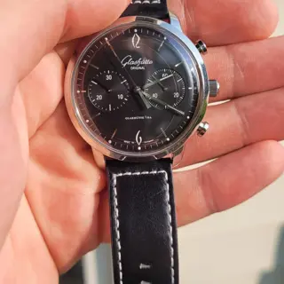Glashutte Original Sixties Chronograph | $4,600 | Ref. 39-34-02-22-04 | B&P