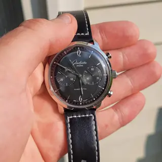 Glashutte Original Sixties Chronograph | $4,600 | Ref. 39-34-02-22-04 | B&P