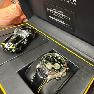 BAUME & MERCIER CAPELAND SHELBY COBRA 1963 SPIRIT OF COMPETITION $3250 Shipped