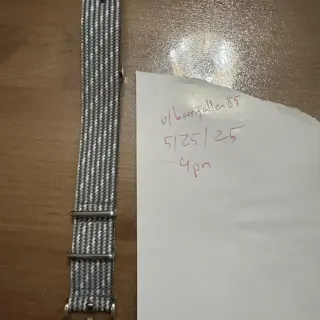 Seiko Seichu textile strap