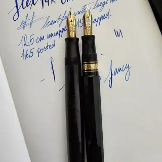 rare OMAS Lucens Oversize [1940s] ef - flex