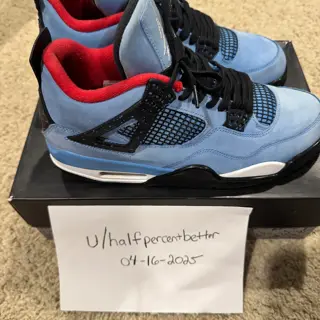 Jordan 4 Travis Scott size 11: $525 shipped and invoiced obo