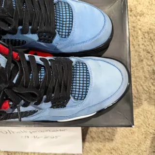 Jordan 4 Travis Scott size 11: $525 shipped and invoiced obo