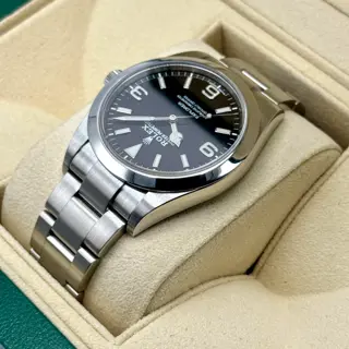 2020 Rolex Explorer 39mm 214270 Oystersteel with Oyster Bracelet and Black Dial - $7,900