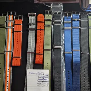 Quality NATO strap clearance! Zulu, BnR, Uncle etc. $75 all!