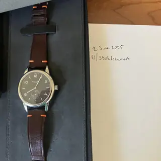 Nomos Club 774 - Sapphire caseback and date. $1395.00 USD