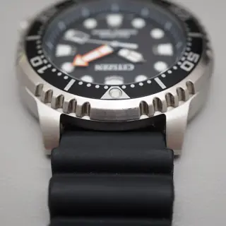Citizen Promaster E168-S126126 Black Dial Eco-Drive Divers Solar Quartz Watch - $170