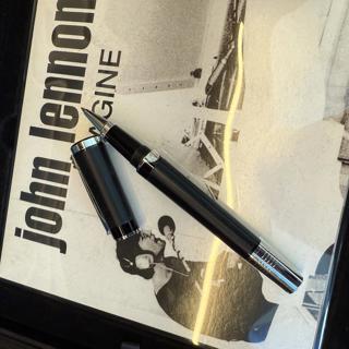 Montblanc Collection Containing: John Lennon RB, Jimi Hendrix RB, Spider Metamorphosis RB, Glacier Solitaire FP, JFK BP, Schiller BP, & Homer BP