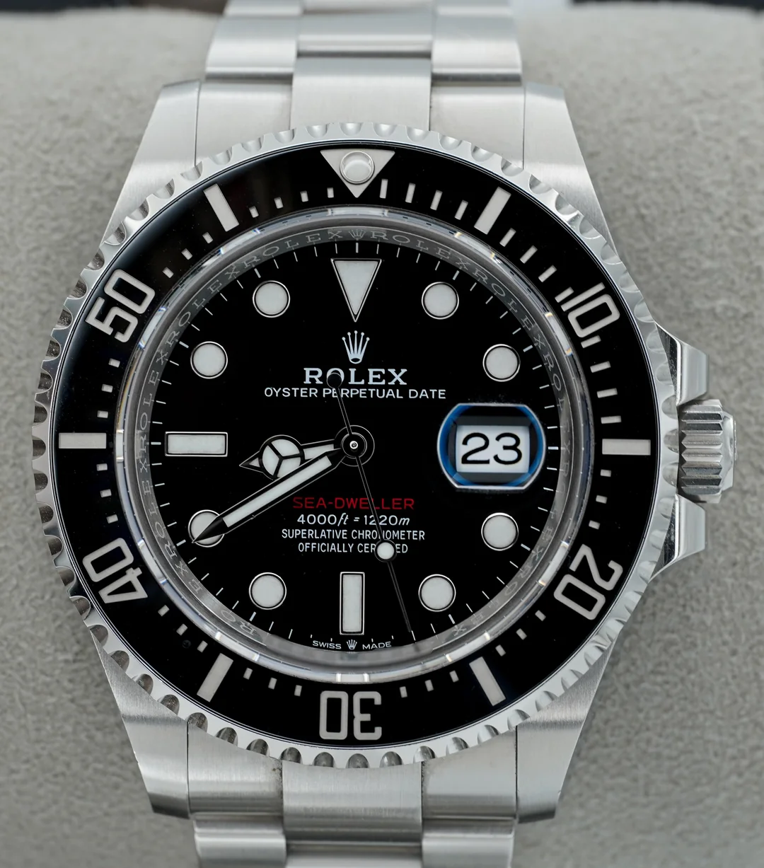 2023 Rolex Sea-Dweller 126600 43mm Stainless Steel Black Dial Boxes/Papers!