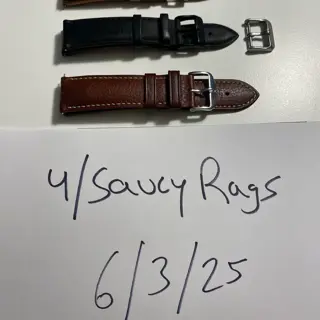 3 Quick Release Straps Lot | 19mm | 20mm | 22mm