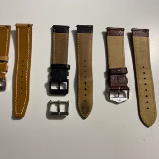 3 Quick Release Straps Lot | 19mm | 20mm | 22mm