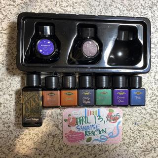 Colorvent and Inkvent 2024 Inks, Ink Samples, & Misc Journaling Items