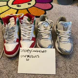 nike size 9 $50 and asics size 10 $50