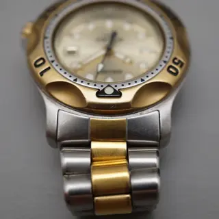 Vintage 1989 Seiko 3E25-0A10 Gold Tone Scuba 200M JDM Quartz Mini Diver Watch - $125