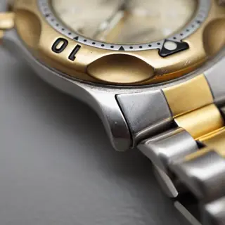 Vintage 1989 Seiko 3E25-0A10 Gold Tone Scuba 200M JDM Quartz Mini Diver Watch - $125