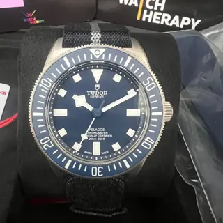 New Tudor Pelagos FXD Navy Blue Titanium 11/24 Ref. 25707B $3250.00