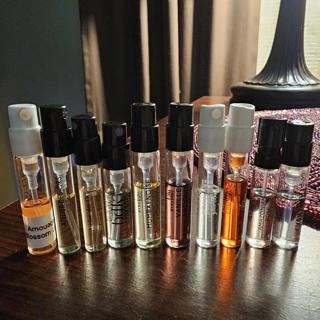 Samples Blowout. Some are $1. Niche and designer. Xerjoff, Byredo, Kilian, ELDO. Mostly feminine and unisex (some men's) (decant)