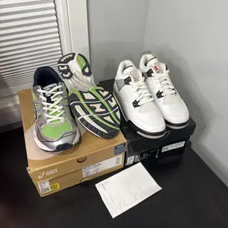asics gel-kayano 14 lime Sz 8.5M $160 j4 WC 2016 Sz 5.5y $250