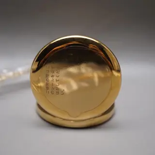 Seiko 7N07-001A Gold Tone Japanese Cabinet Minister Quartz Pocket Watch - $95