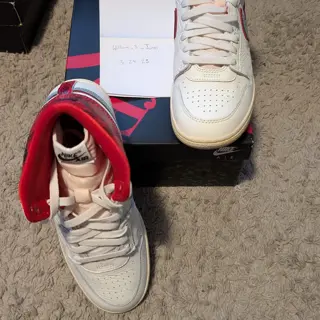 Awake NY x Jordan Air Ship PE SP 'University Red' size 9 (worn 1x) $85 now $75