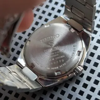 Seiko SUS Perpetual Calendar Quartz 8F32-00BO! $199