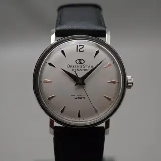 Vintage Orient Star WZ0021NW Dynamic White Dial NW00-C1 B1 Mechanical Watch - $165