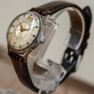 The Seiko Autodator from 1953, Featuring One of Seiko’s Earliest Date Complications. Serviced in Japan.