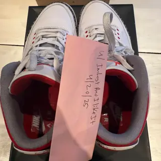 worn 2x Jordan 3 fire red size 11.5 $160 shipped