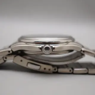 Seiko V145-0BA0 Dark Grey Dial Solar Quartz Titanium Case Bracelet JDM Watch - $95