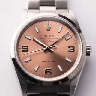1998 Rolex 14000 Pink 3-6-9 Air-King