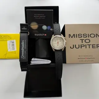 Swatch Moonswatch Mission to Jupiter + extra strap