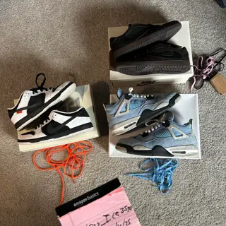 TRAVIS SCOTT + SB+ UNC 4’s SIZE 10.5-11